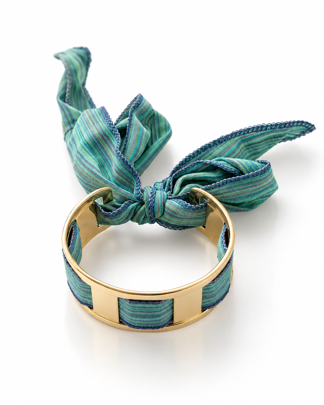 REFINED SILK STRIPE CUFF
