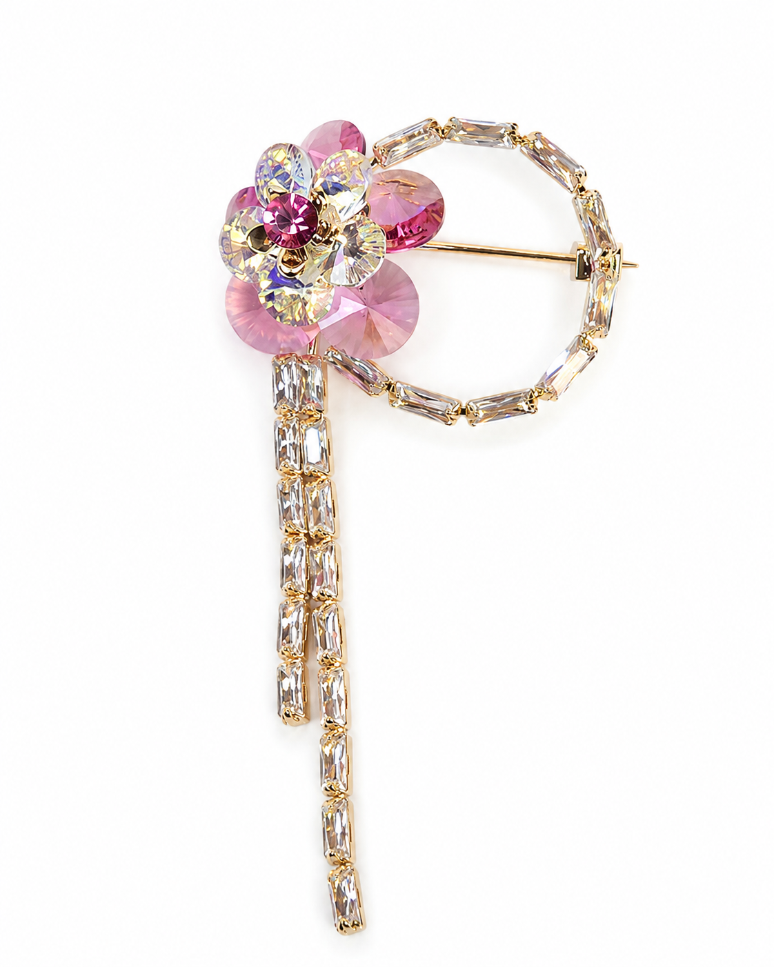 TASSEL FLOWER RING BROOCH