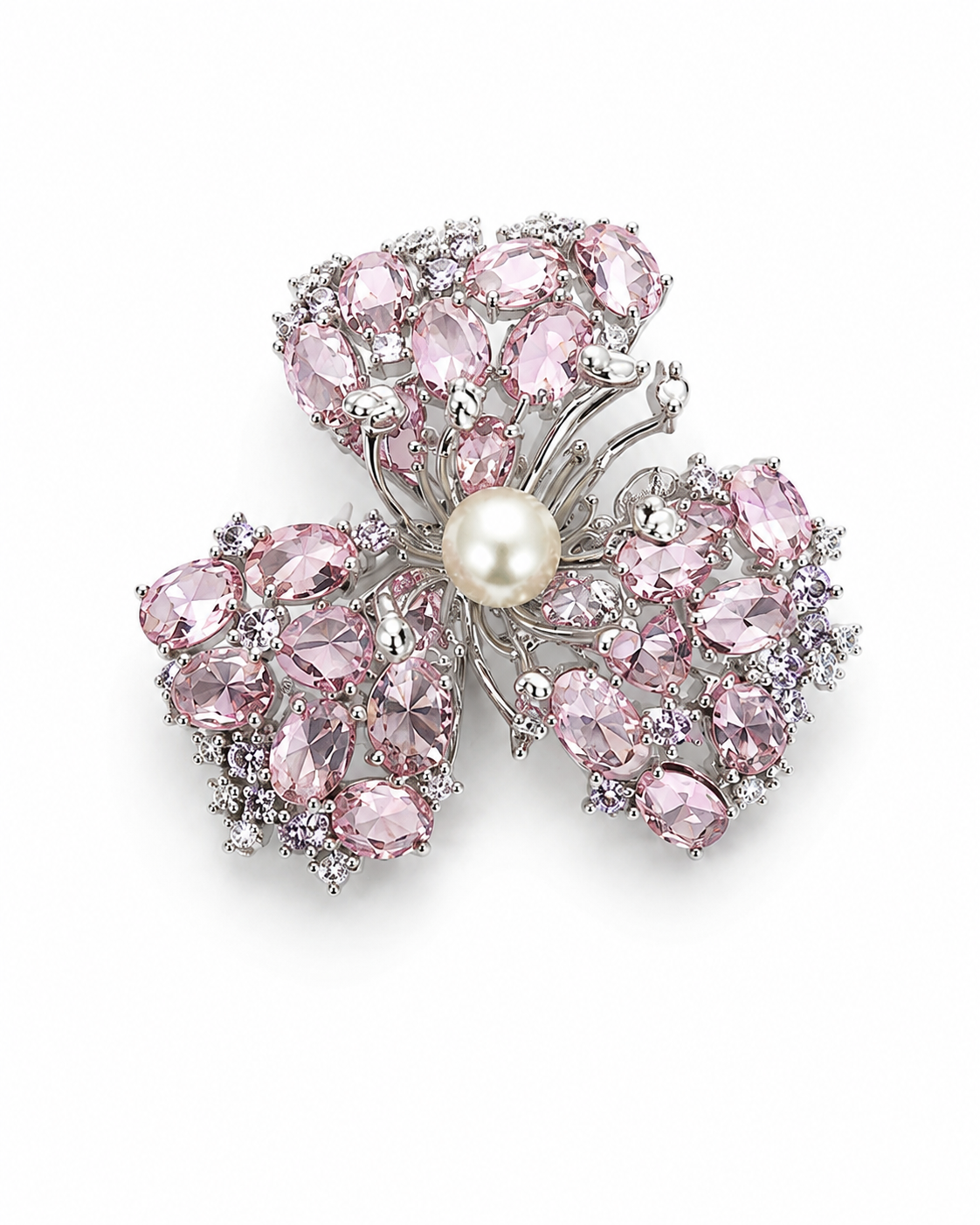 THREE LEAF PETAL BROOCH