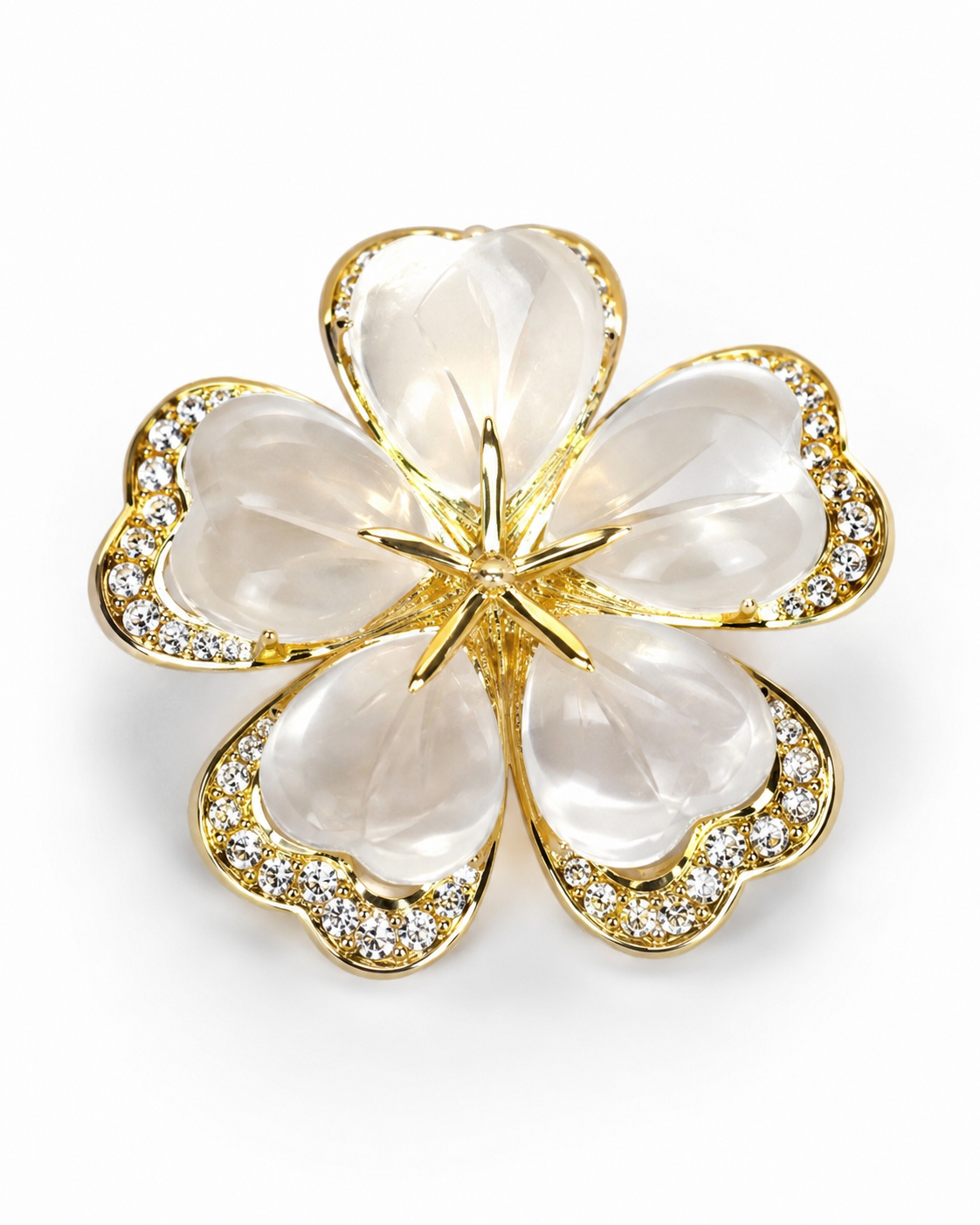 MOTHER OF PEARL BLOSSOM BROOCH