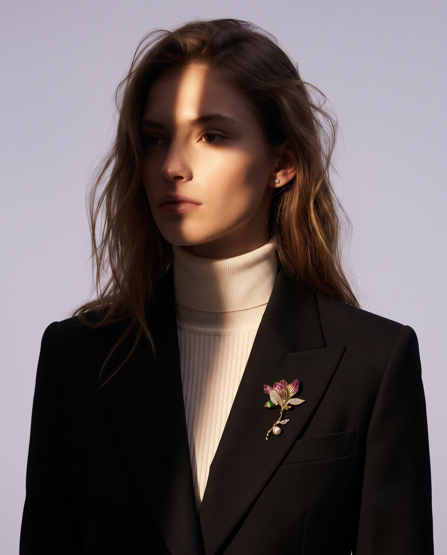BLUSH MAGNOLIA PEARL BROOCH