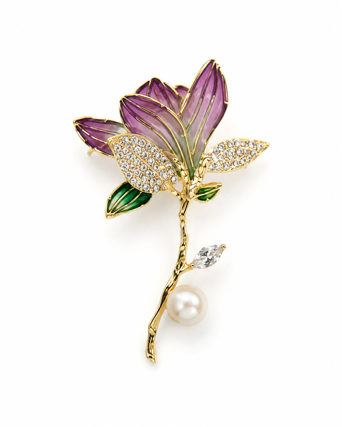 BLUSH MAGNOLIA PEARL BROOCH