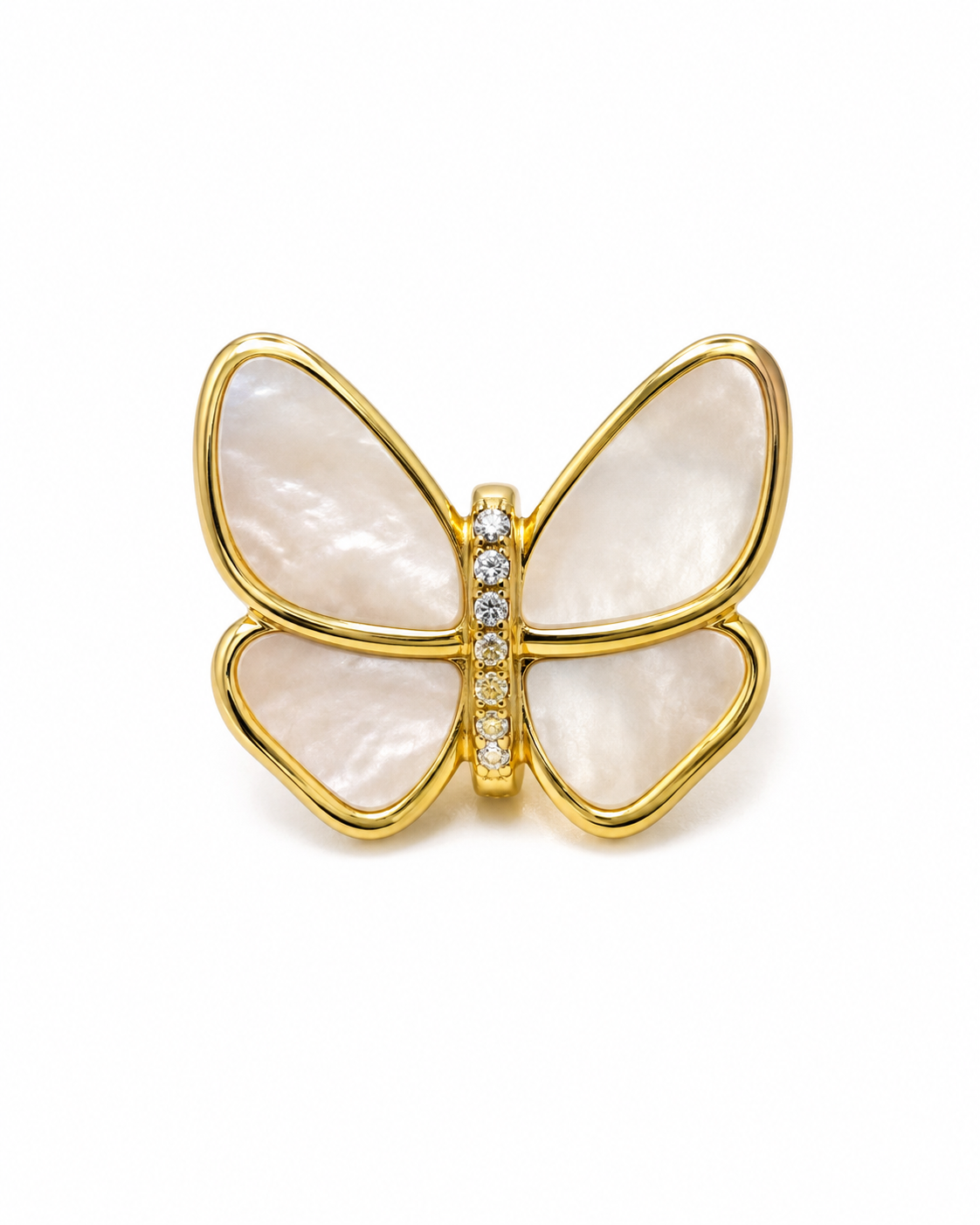 MINIATURE PEARL WING BROOCH