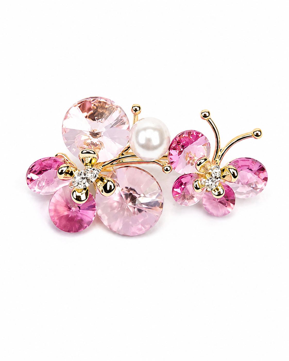 WHISPERING PETAL PEARL BROOCH