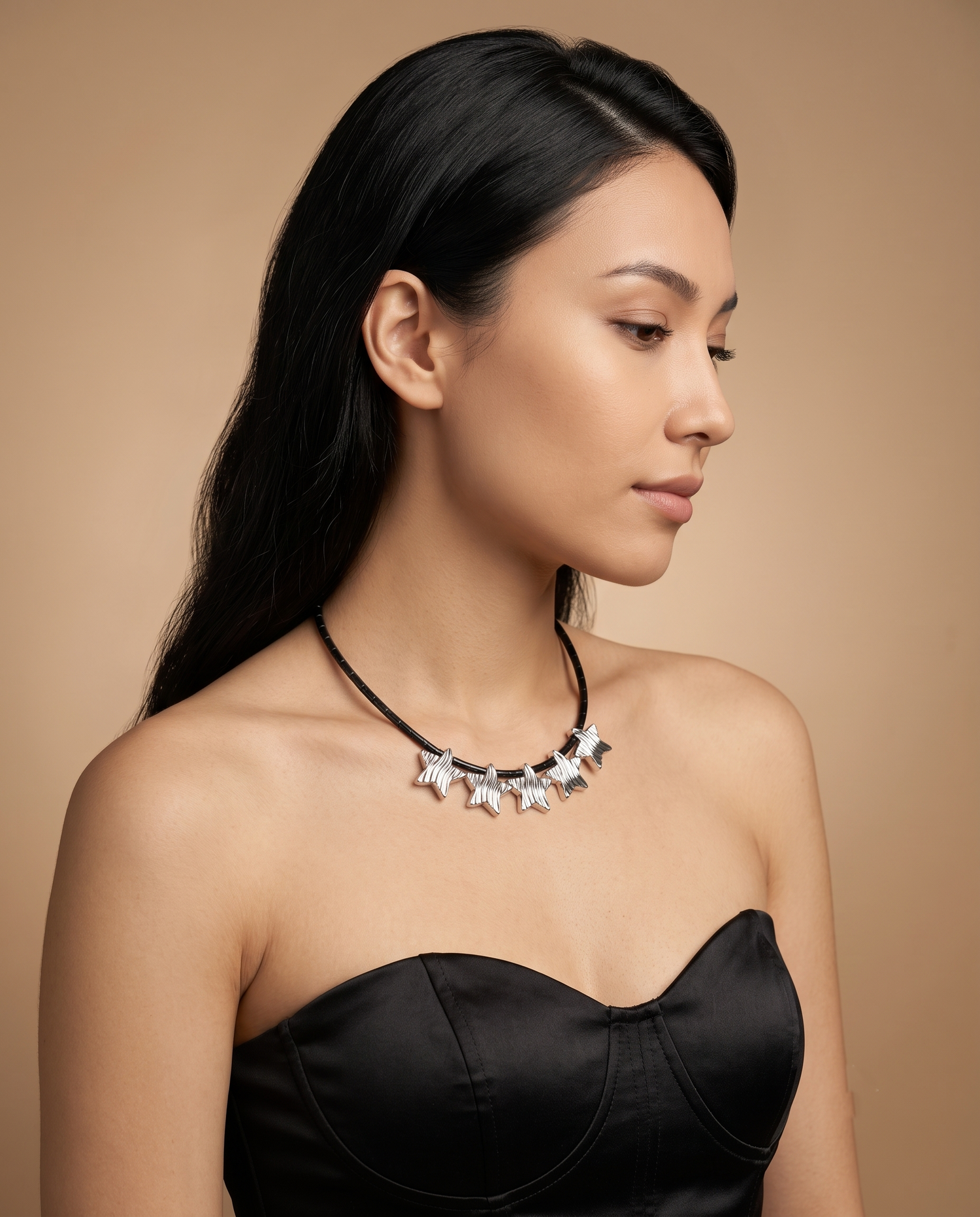 CELESTIAL HORIZON STAR CHOKER NECKLACE