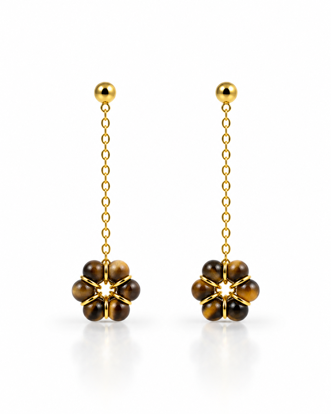 AMBER BLOOM DROP EARRINGS