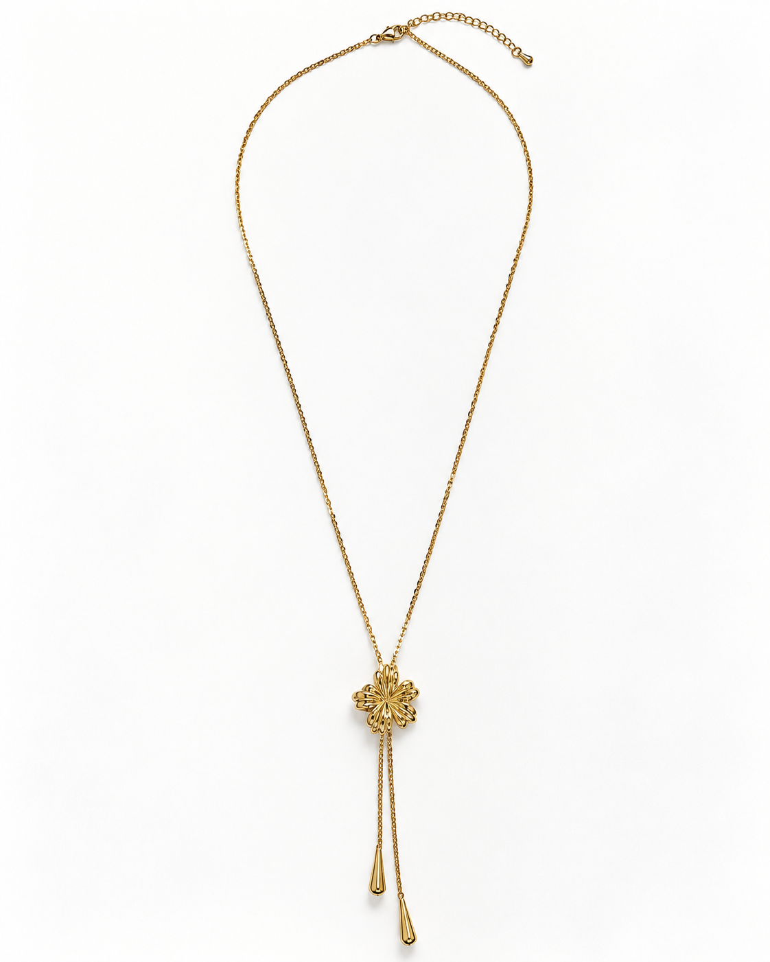 Fleur Lariat Necklace