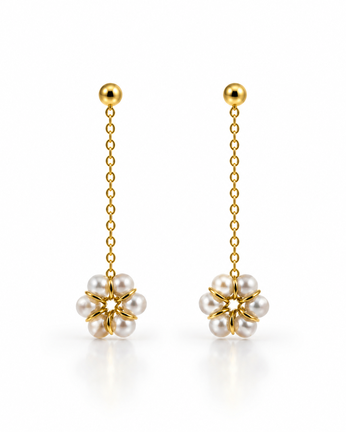 PEARL BLOOM DROP EARRINGS