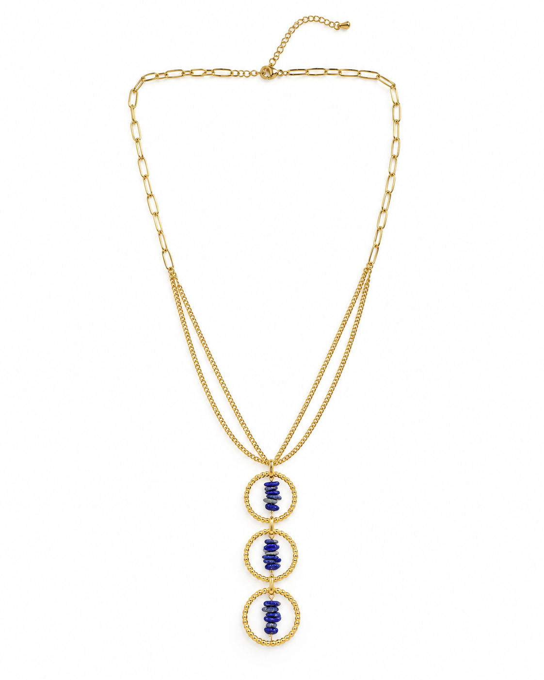 Lapis Orbit Necklace