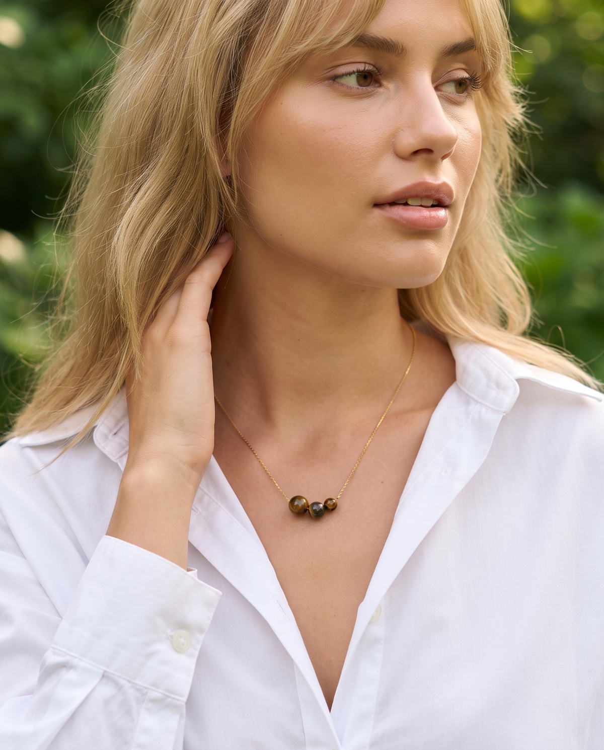 Cocoa Trio Necklace