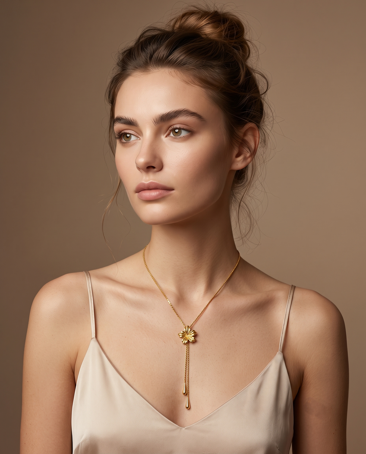 Fleur Lariat Necklace