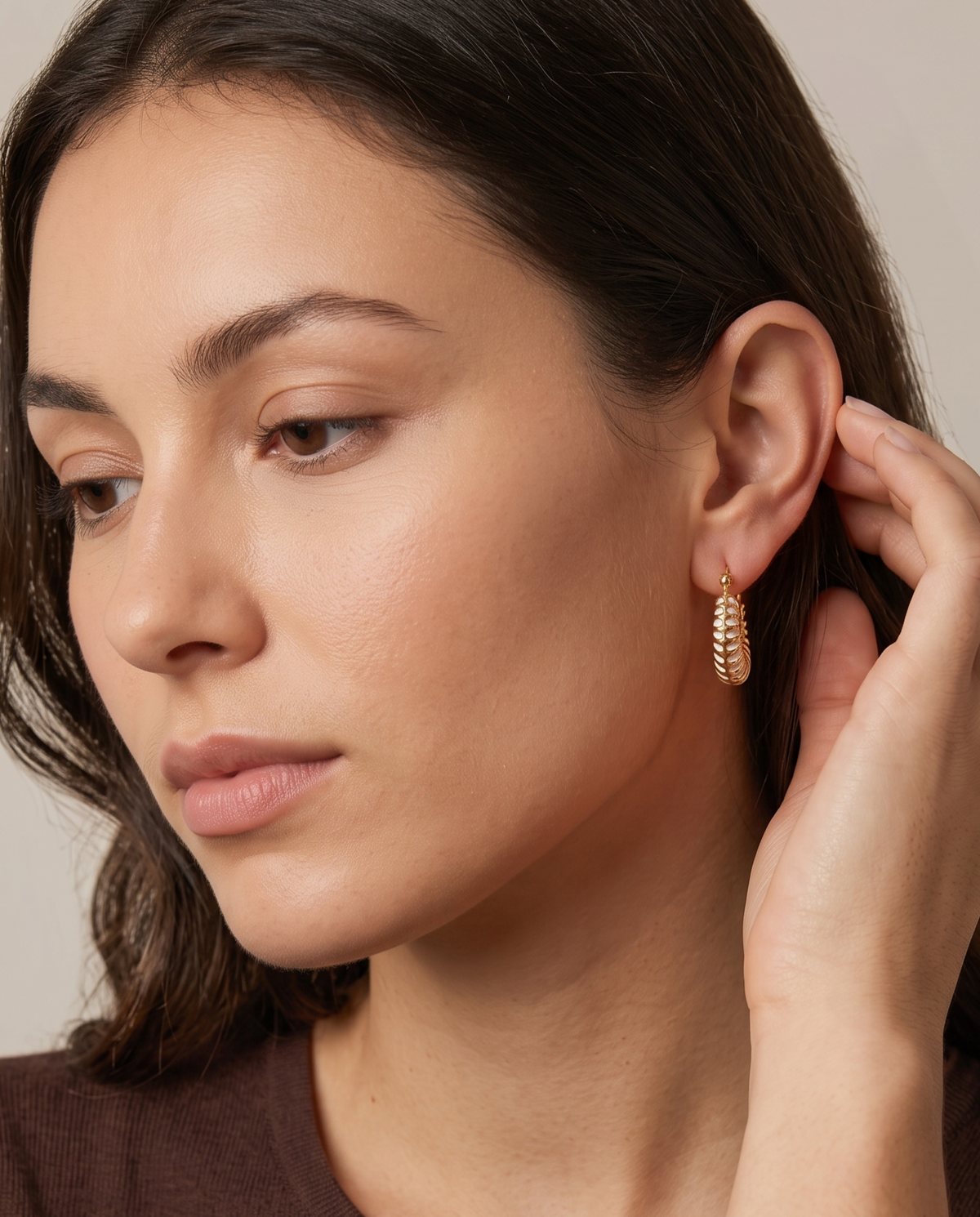 AURELIA SCULPTED HOOPS