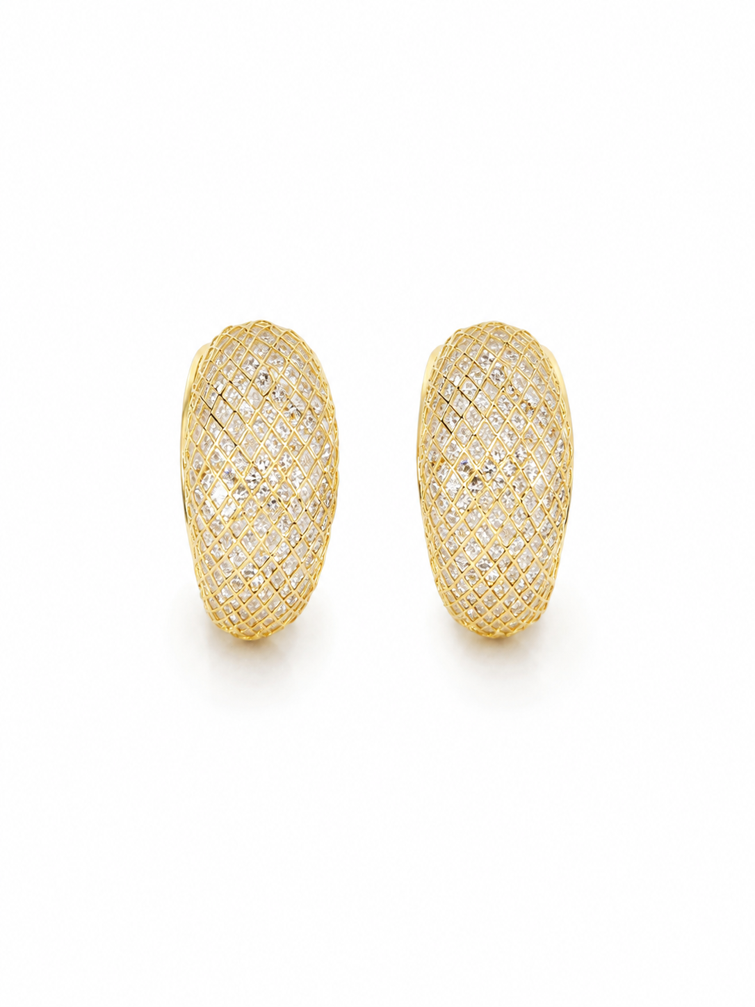 ETHEREAL MESH ORB EARRING