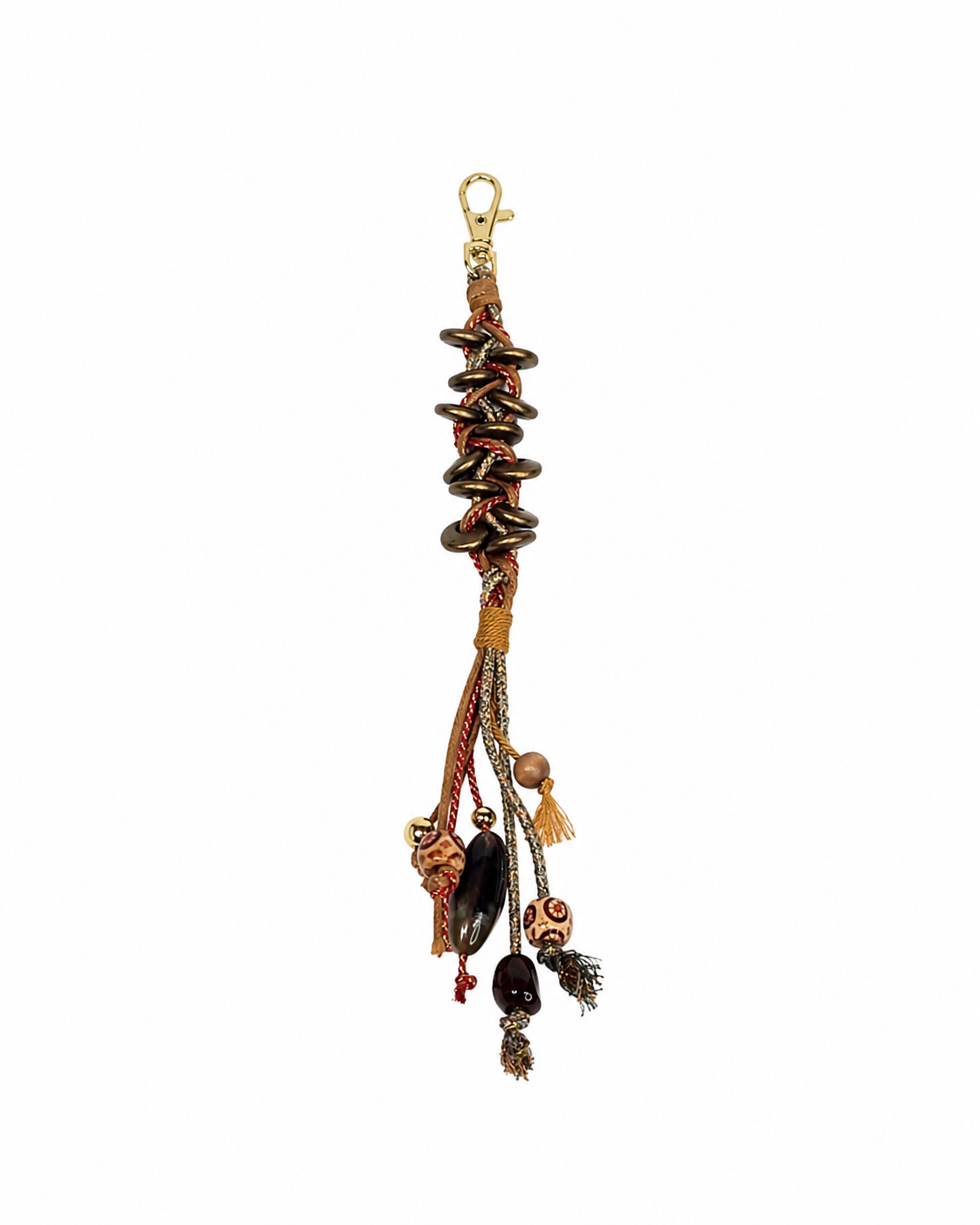 BRAIDED DISC LINK CHARM