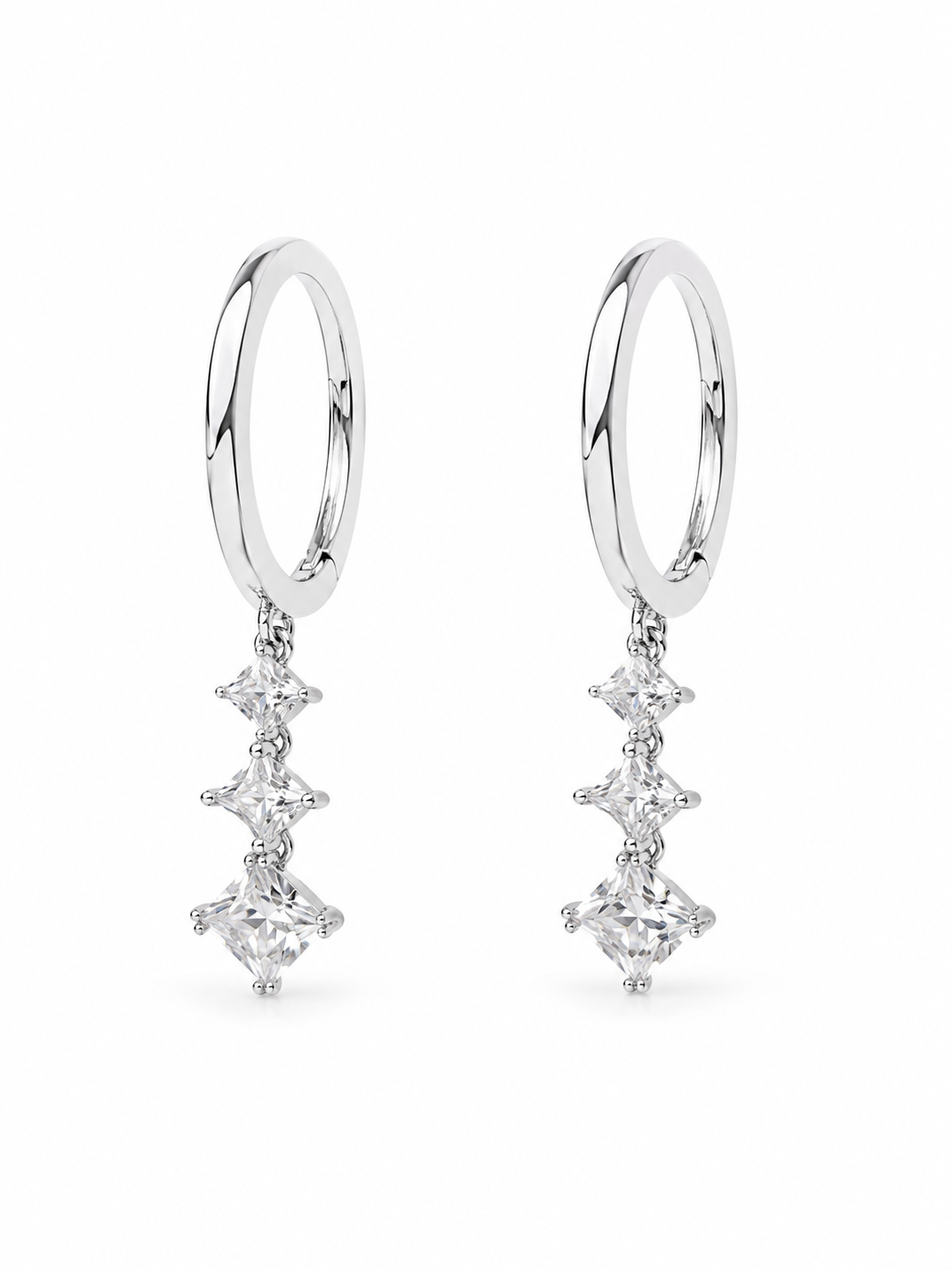 PRISM CASCADE CHARM EARRING