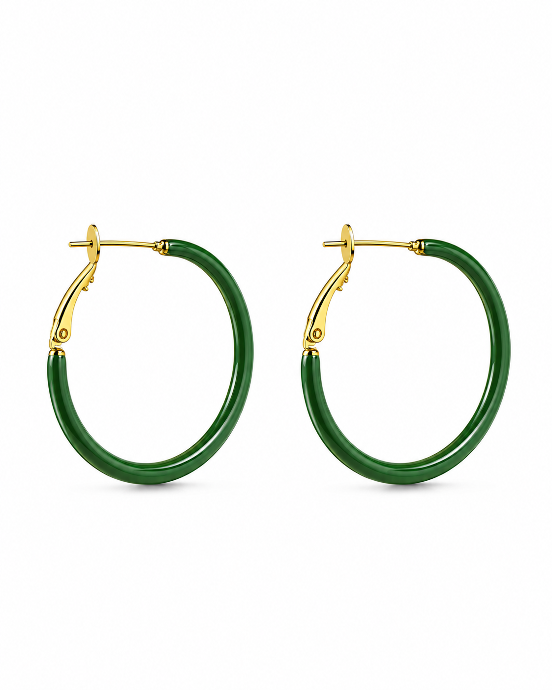 VERDANT HALO HOOP EARRING
