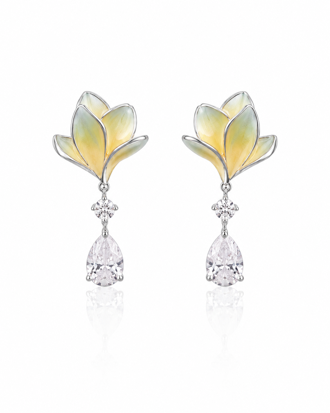 BOTANICAL PETAL DROP EARRING