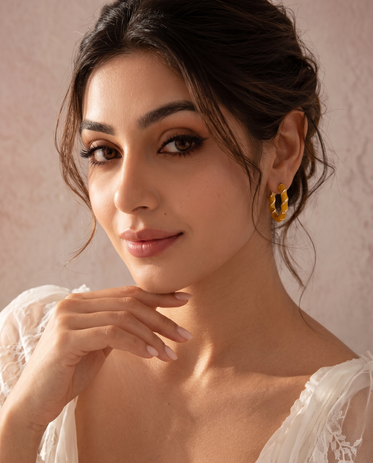 VIVID HELIX HOOP EARRING