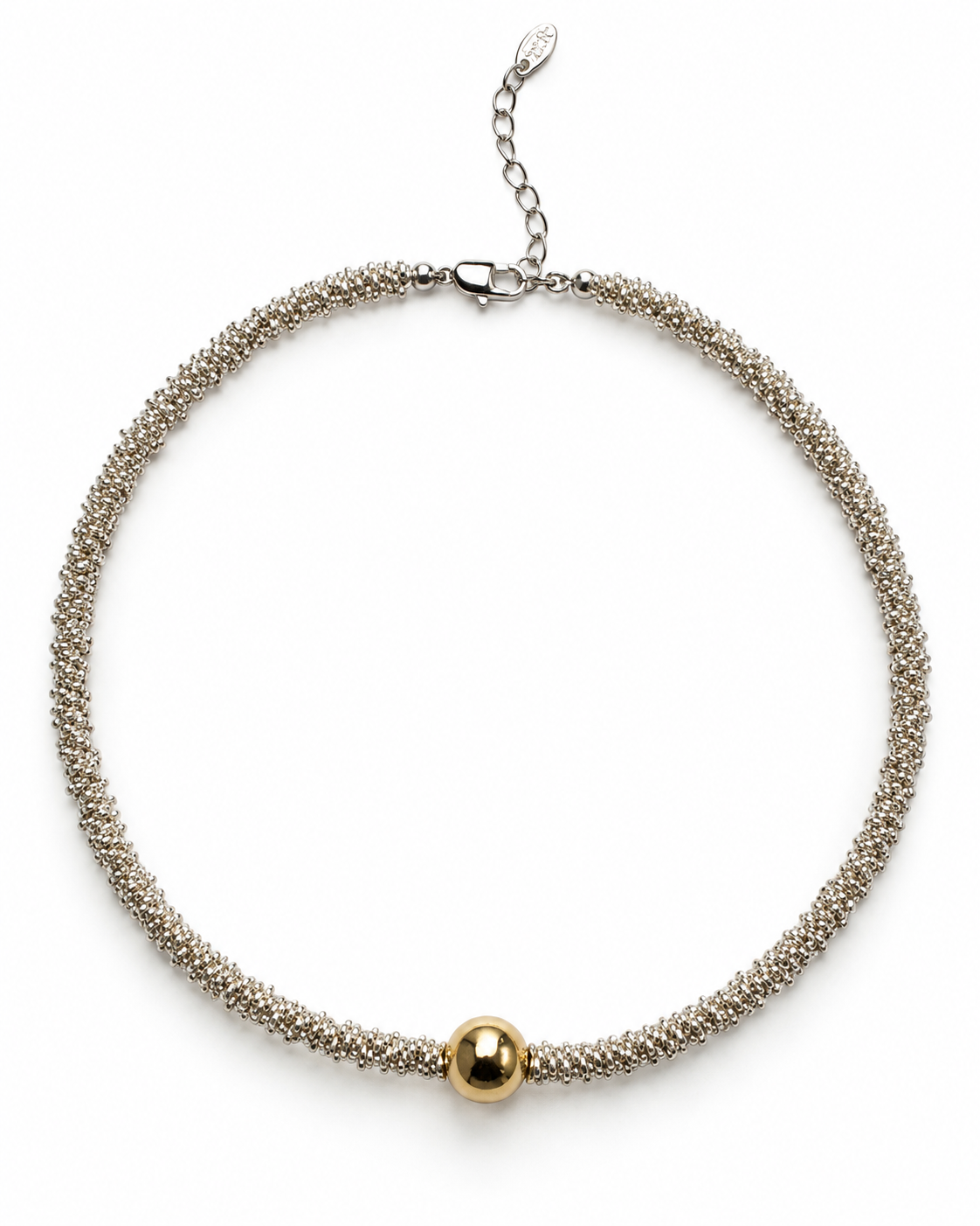 WOVEN BEAD ACCENT NECKLACE