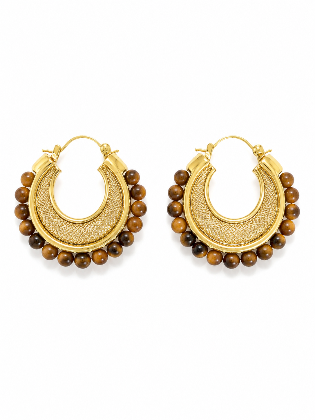 EARTHBOUND MOSAIC HALO EARRING