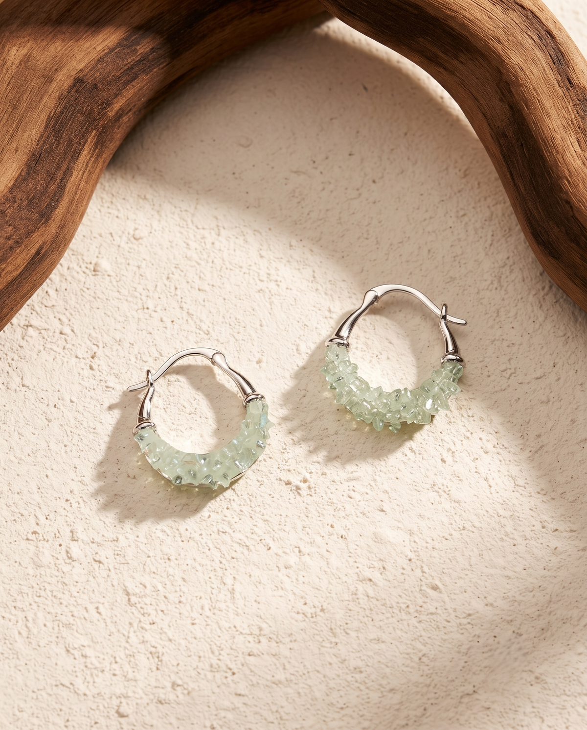 MINT FROST MOSAIC EARRING