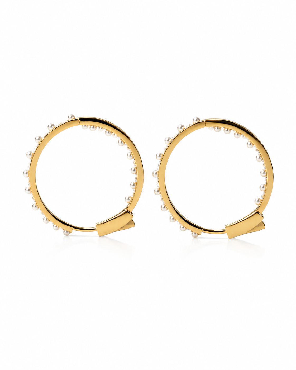 PEARL HALO WHISPER EARRING