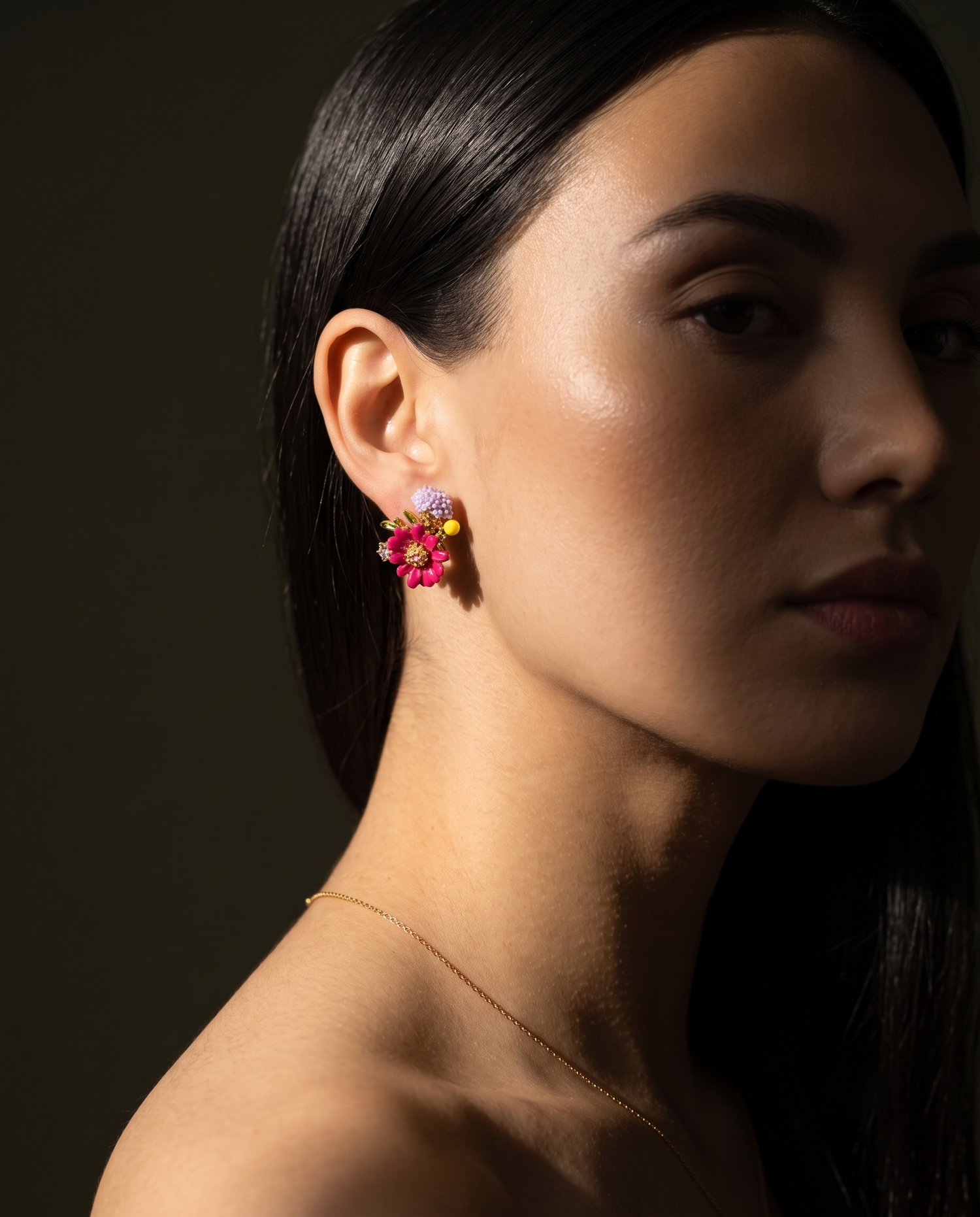 BLOOM GARDEN CLUSTER EARRING