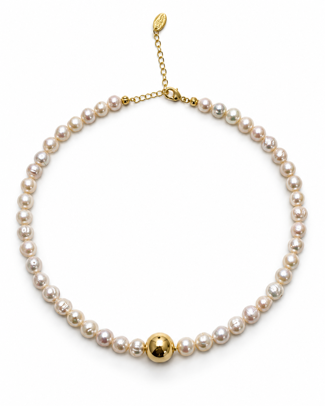 PEARL CENTRE SPHERE NECKLACE