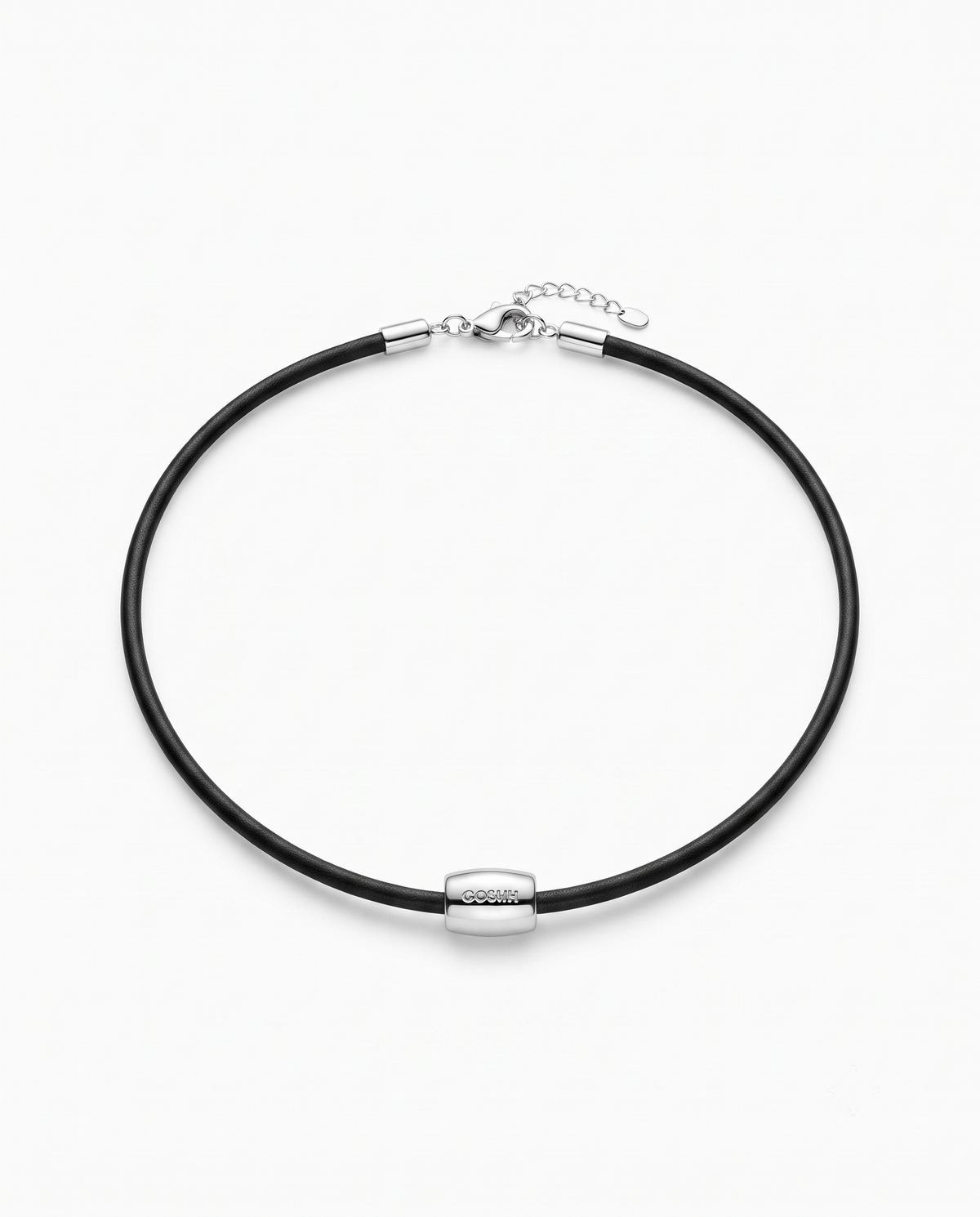 ENGRAVED BEAD CORD NECKLACE