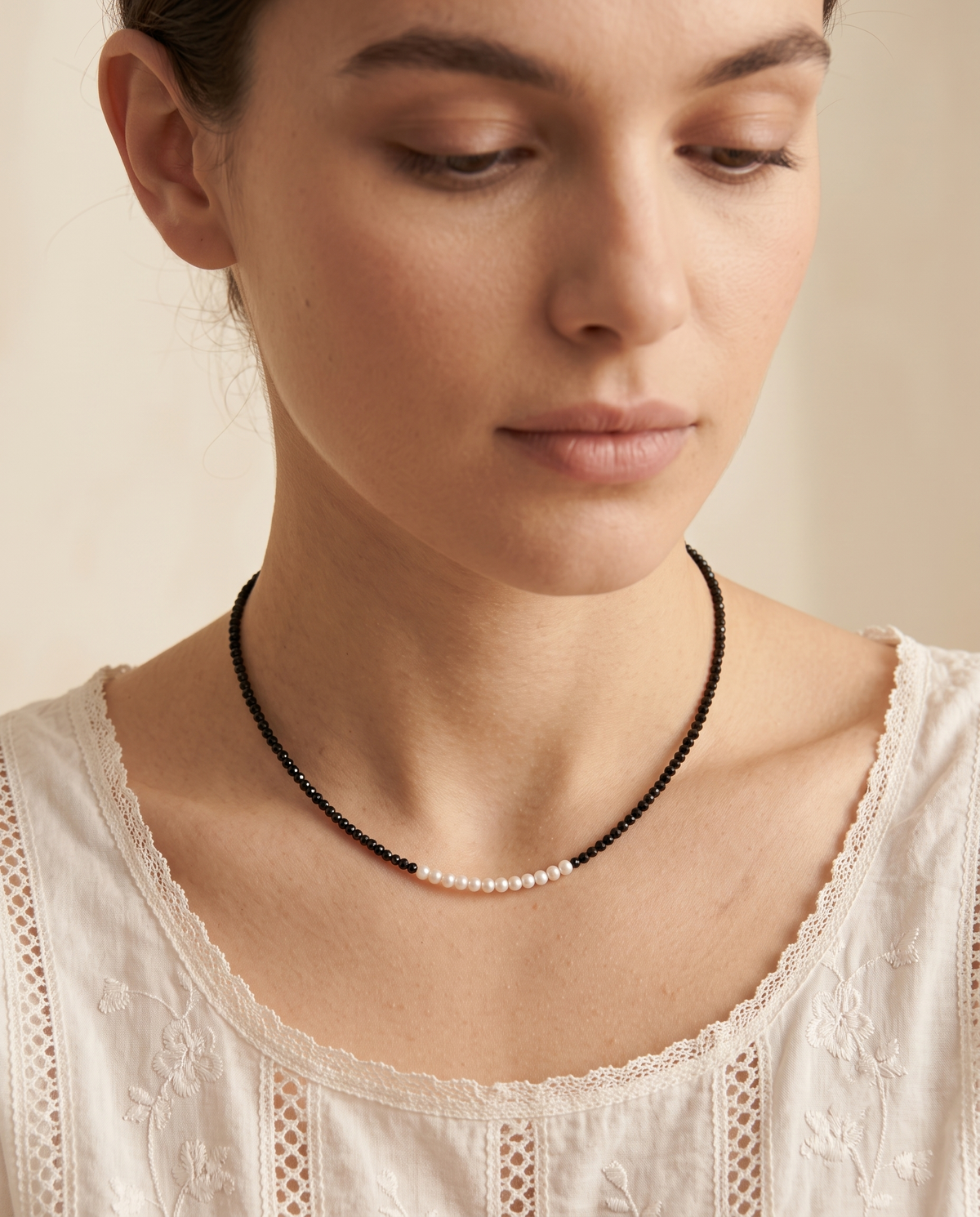 PEARL ACCENT BEAD NECKLACE
