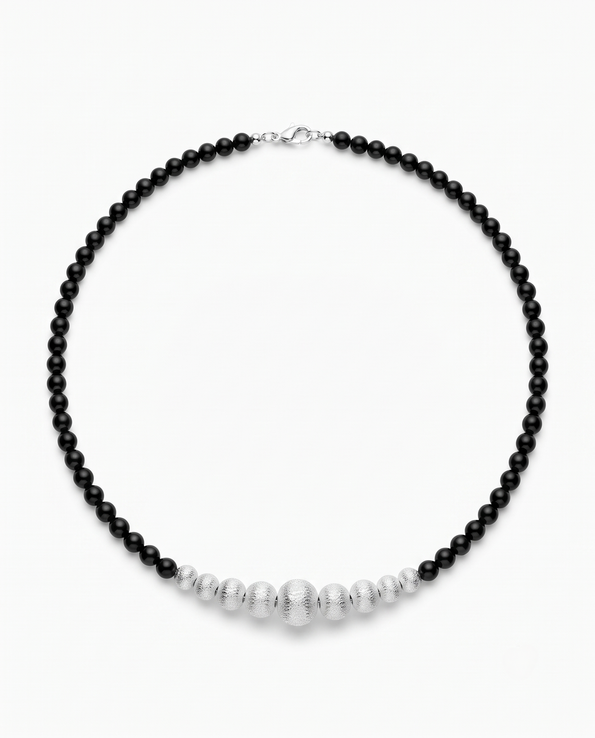 GRADUATED FRONT BEAD NECKLACE