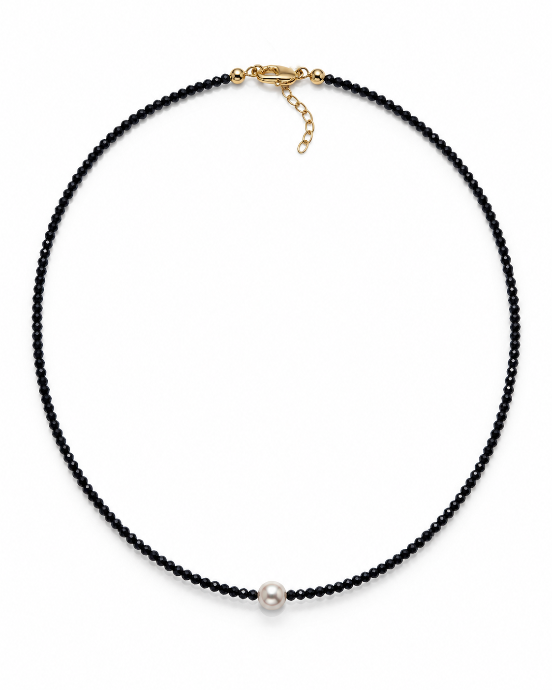 SINGLE PEARL BEAD NECKLACE
