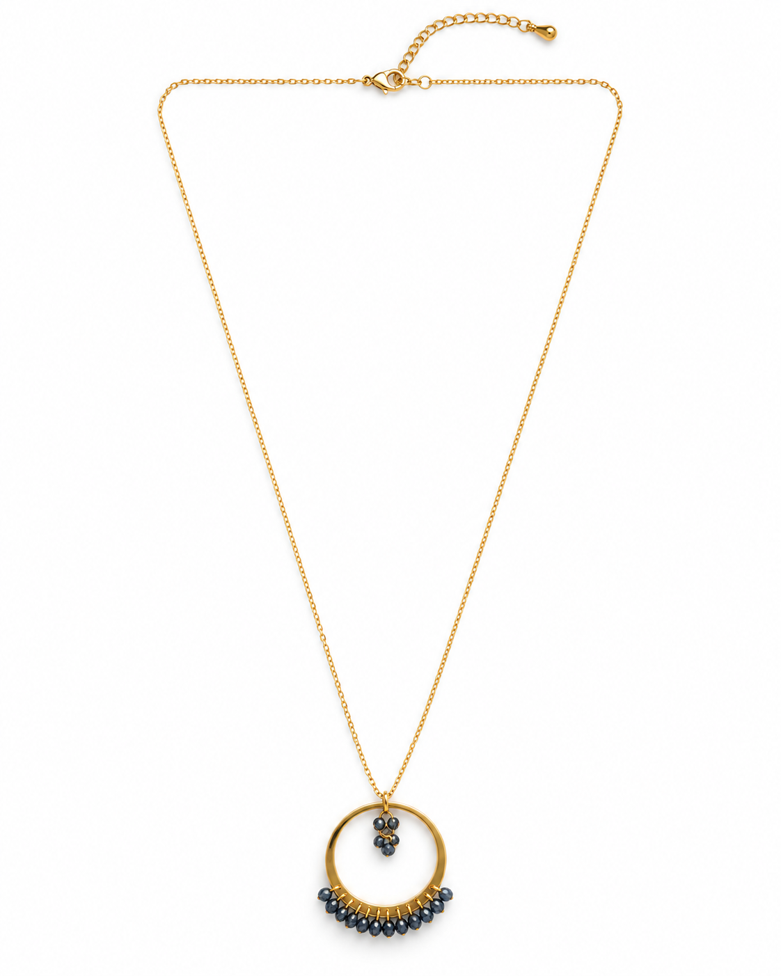 Slate Halo Necklace