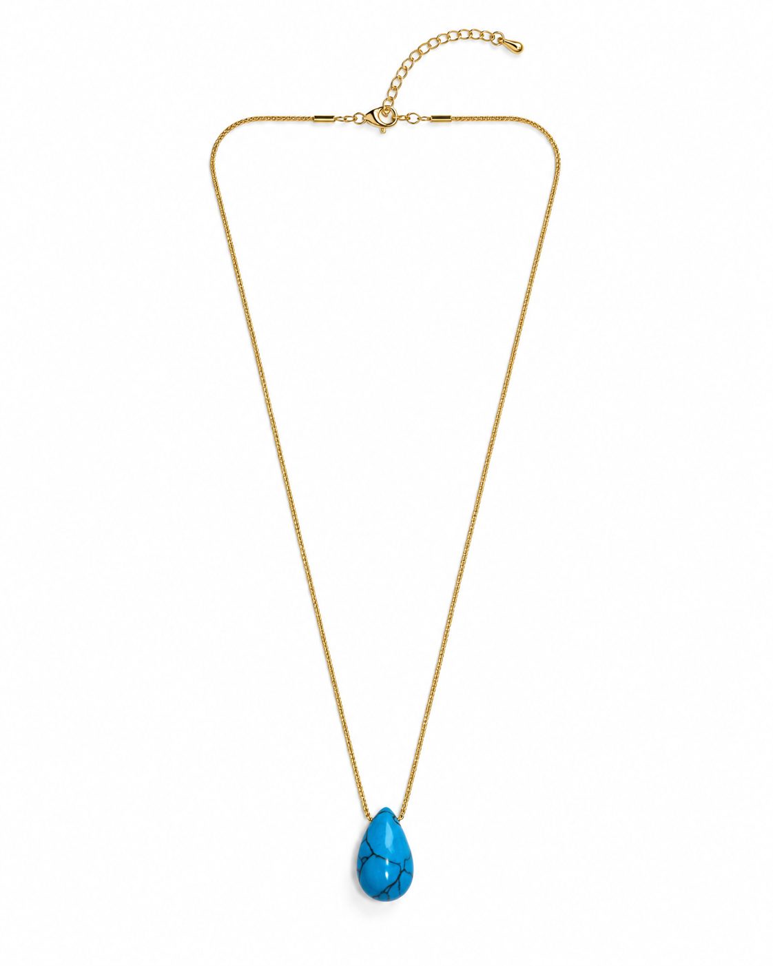 Aurelia Turquoise Teardrop Necklace
