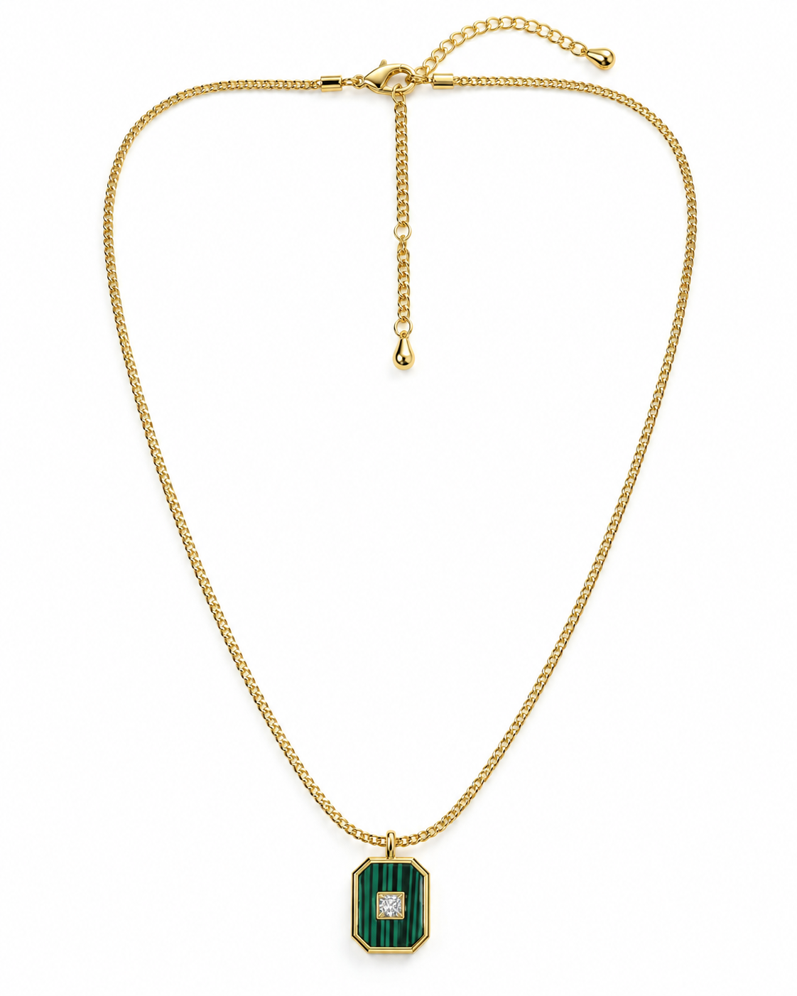 Verdant Frame Pendant Necklace