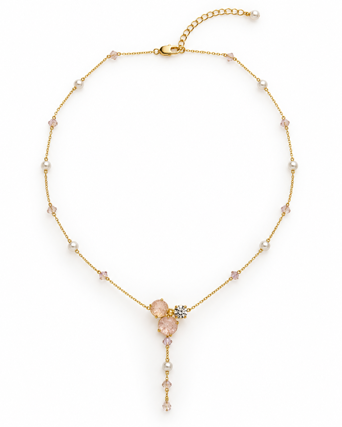 Roselle Cascade Necklace