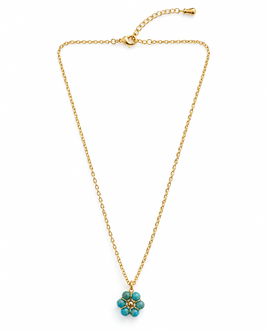 Lagoon Cluster Necklace