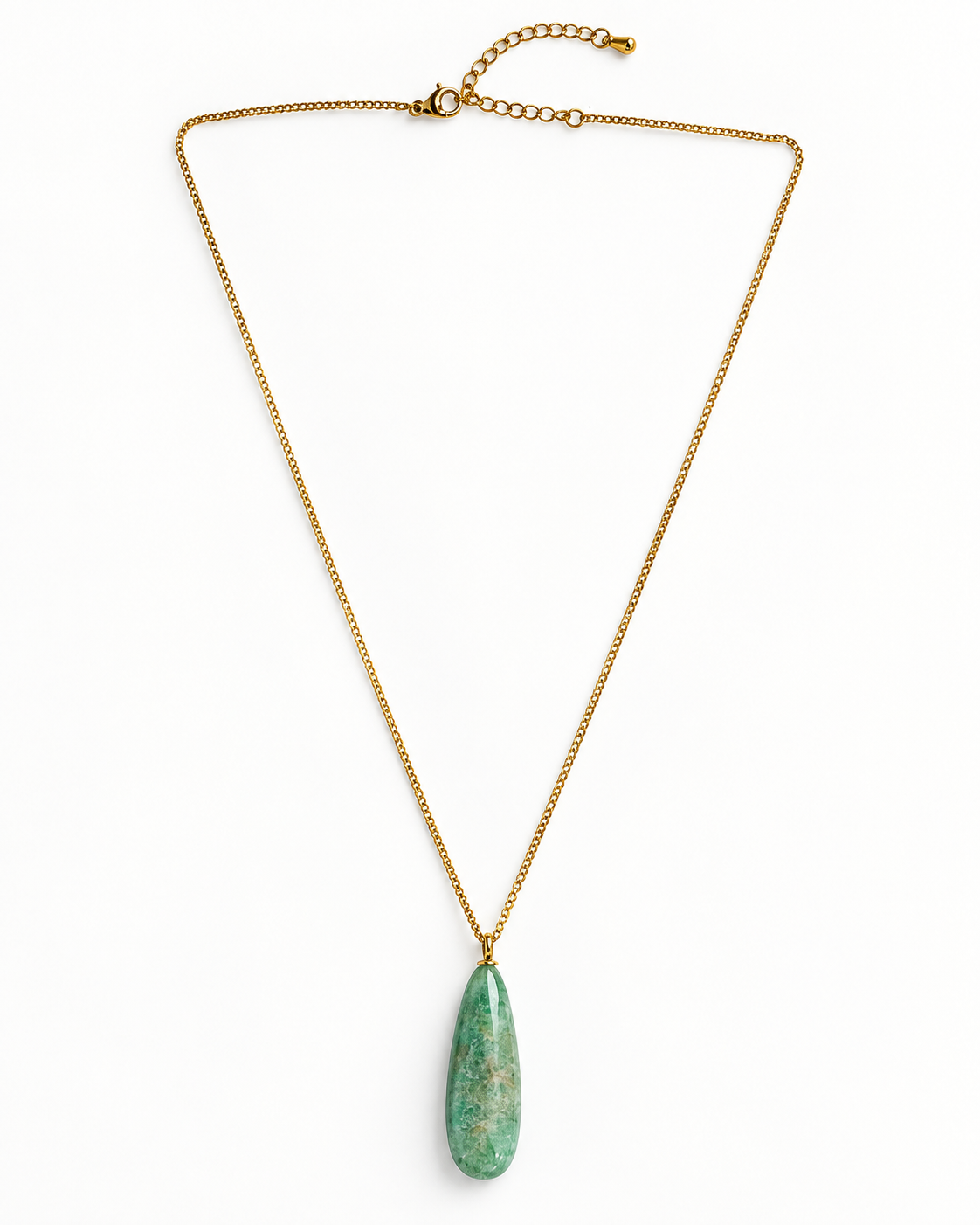 Verde Long Drop Necklace