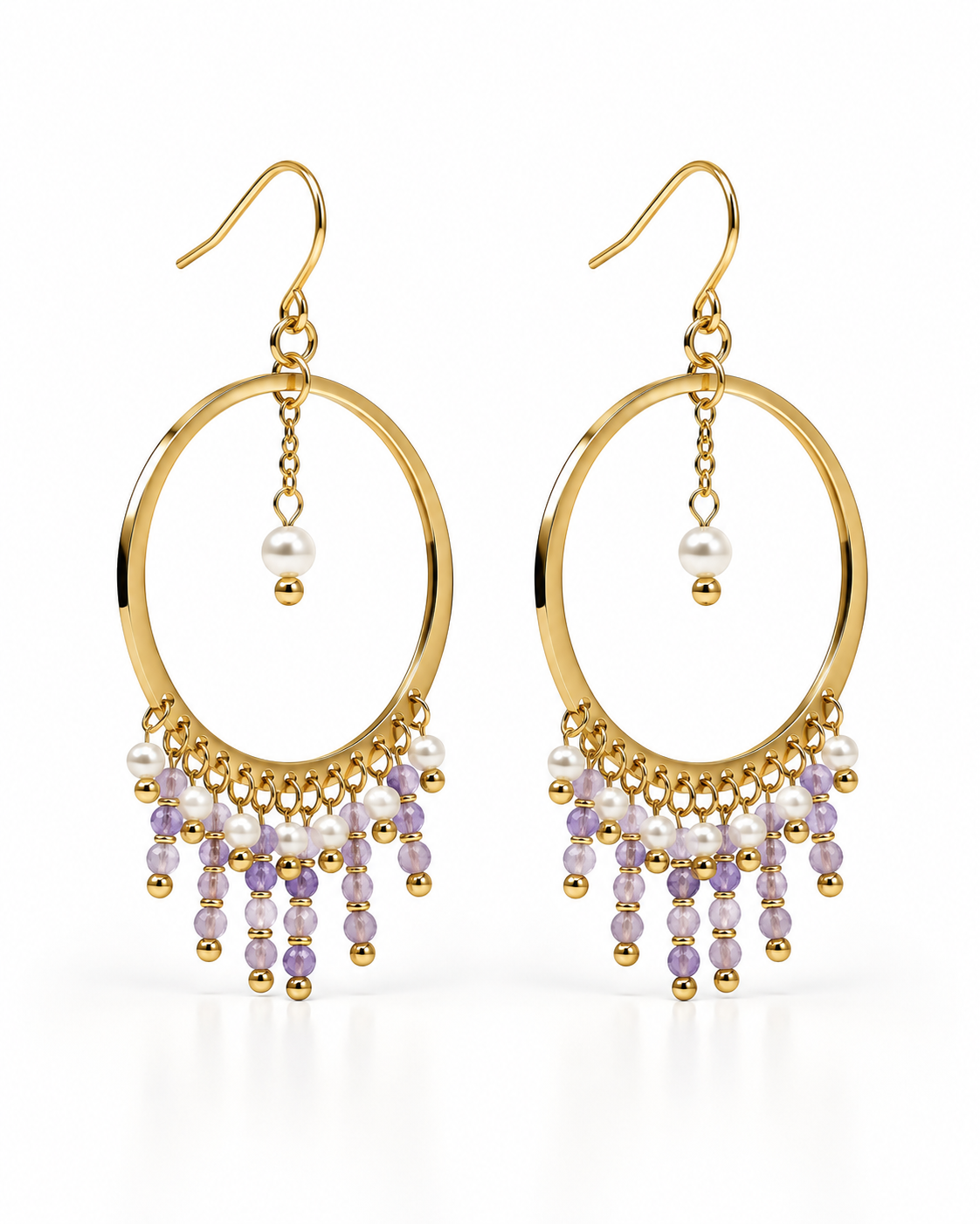 LYSANDRA LILAC EARRING