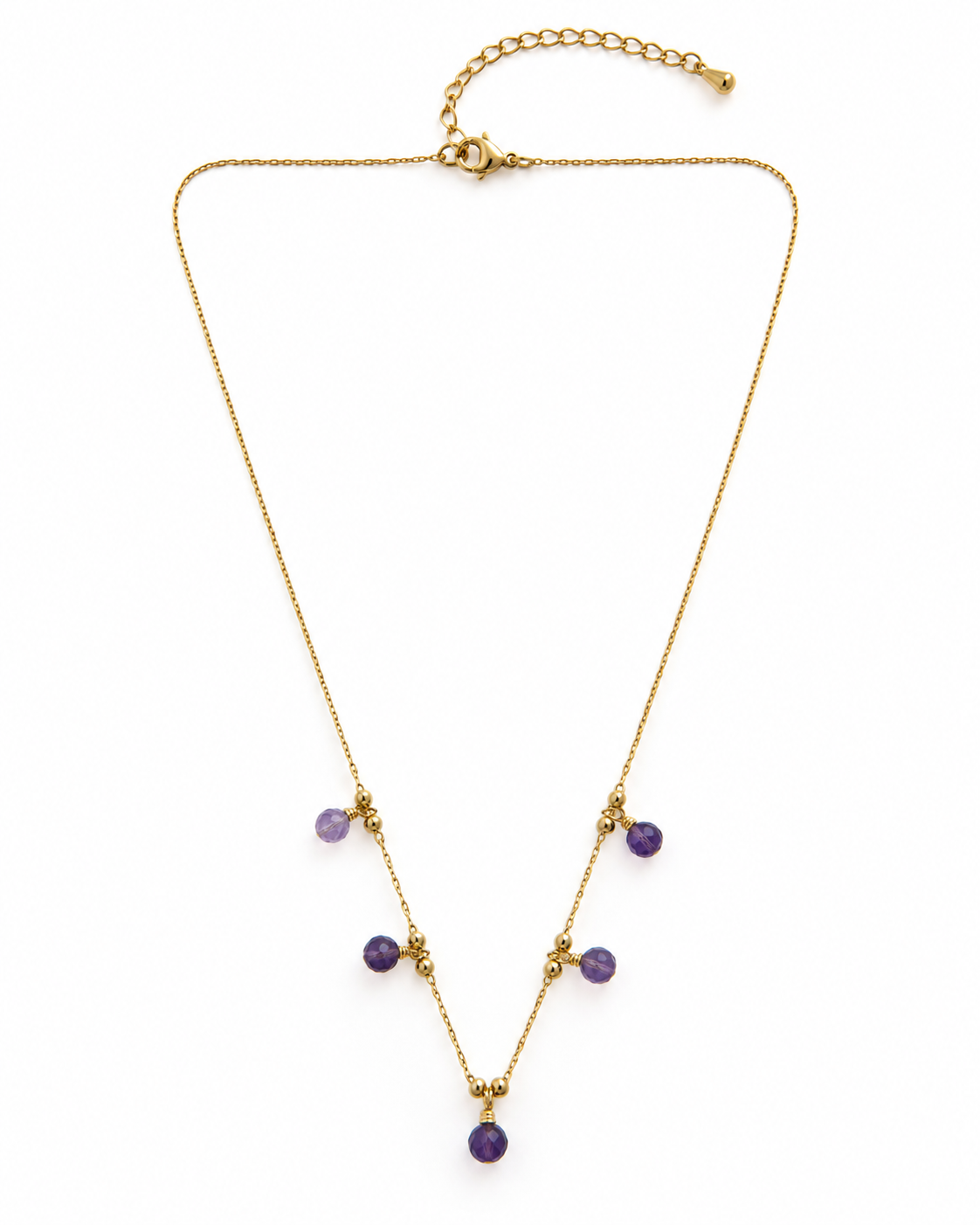 Violet Cascade Necklace