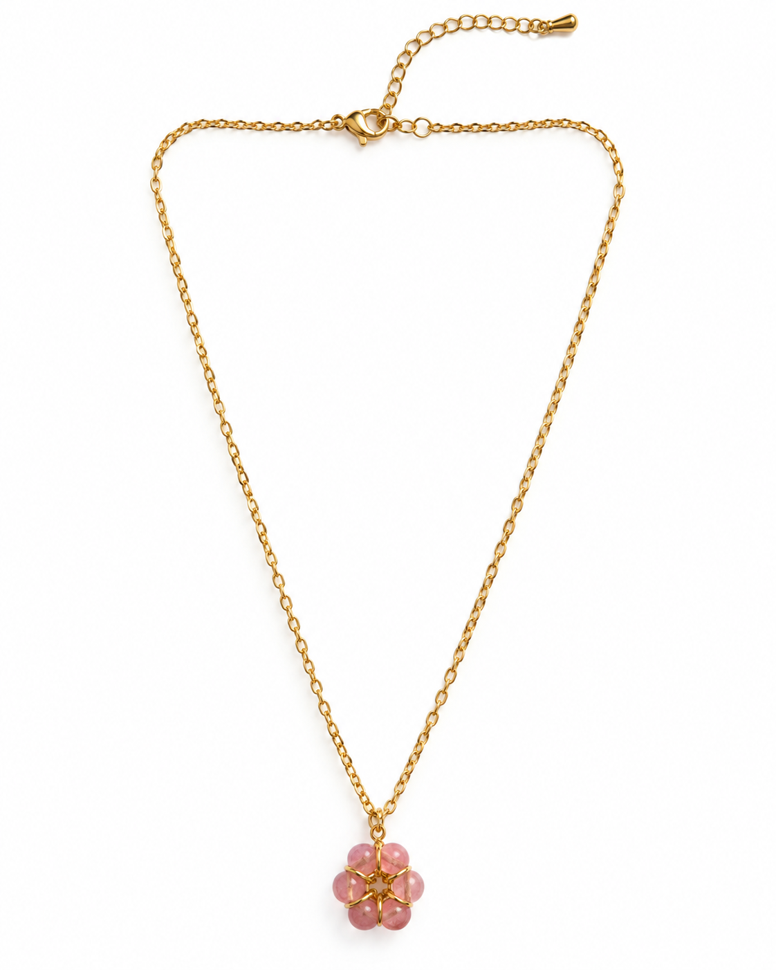Blush Cluster Necklace