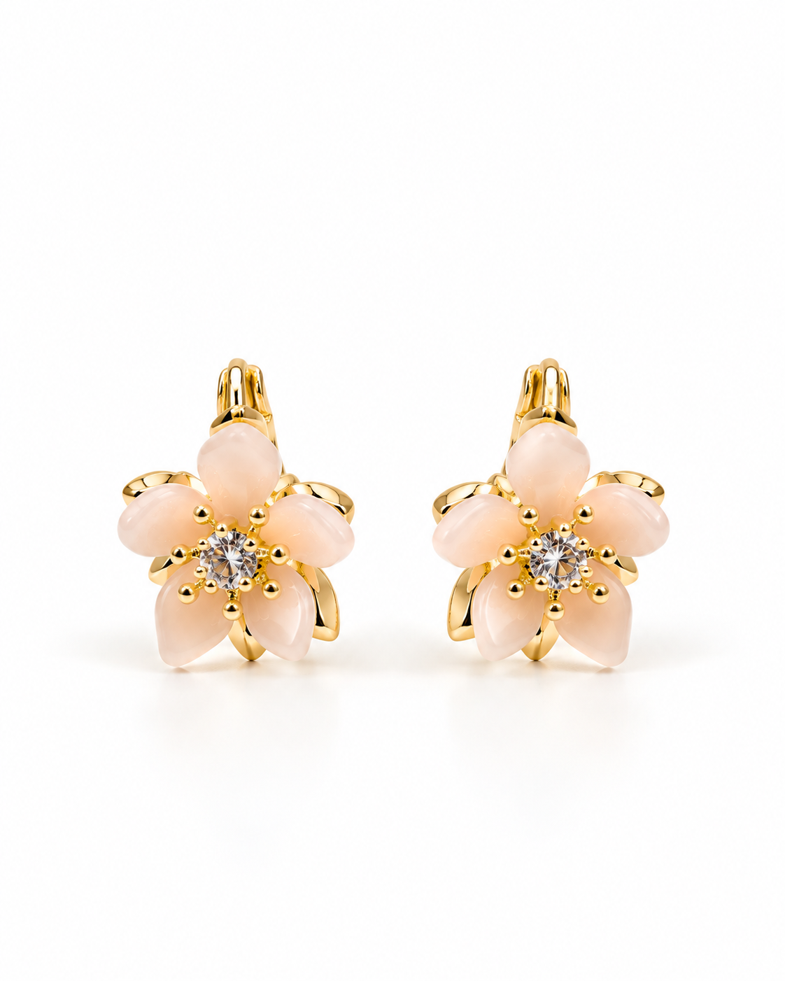BLOSSOM CRYSTAL PETAL EARRING