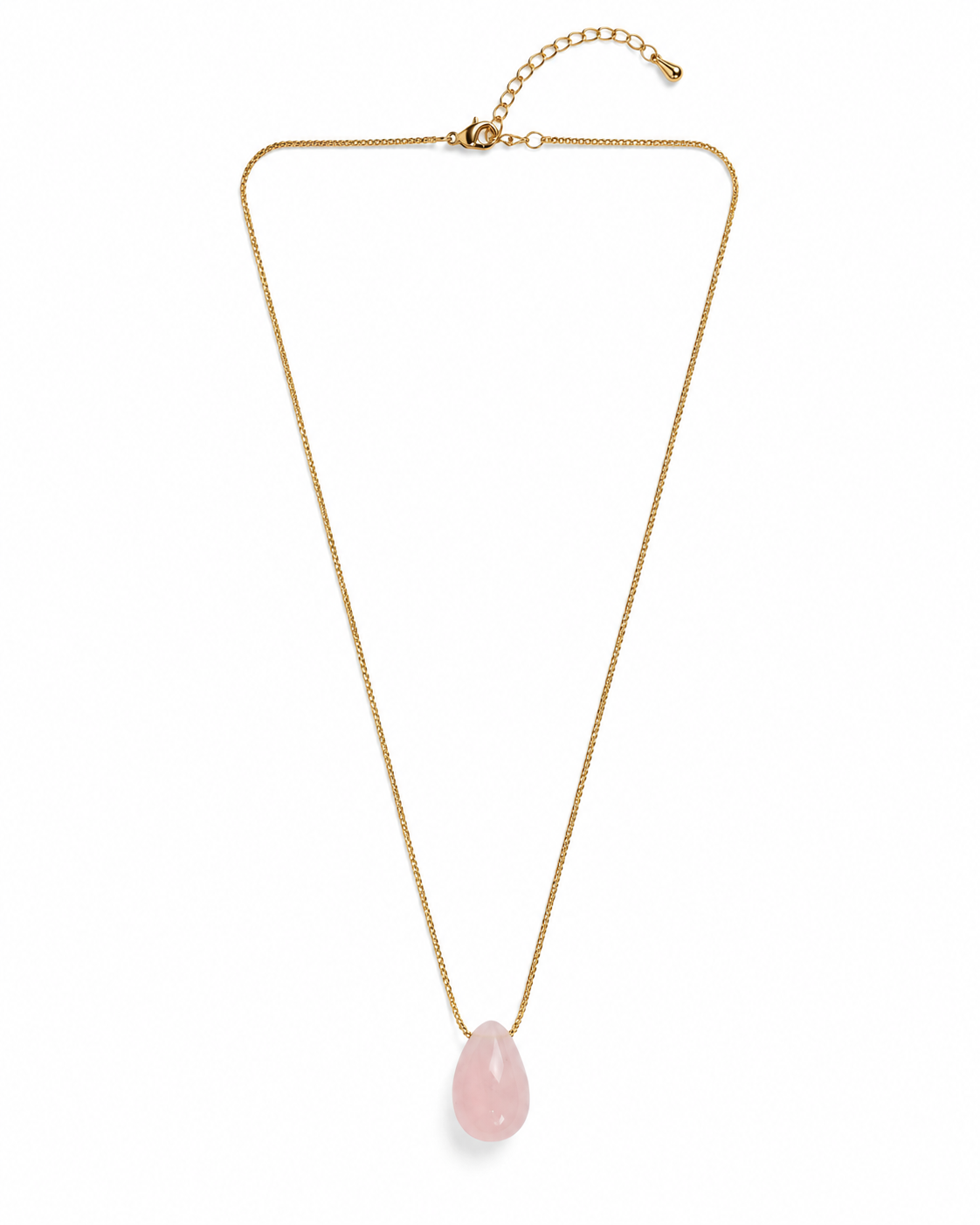 Roselle Teardrop Pendant Necklace