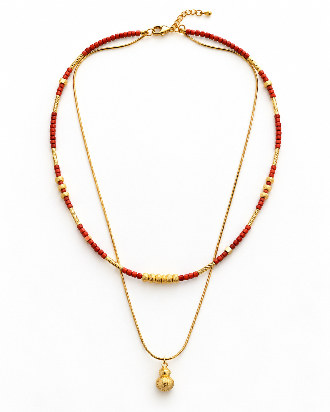 Rossa Layered Bead Necklace