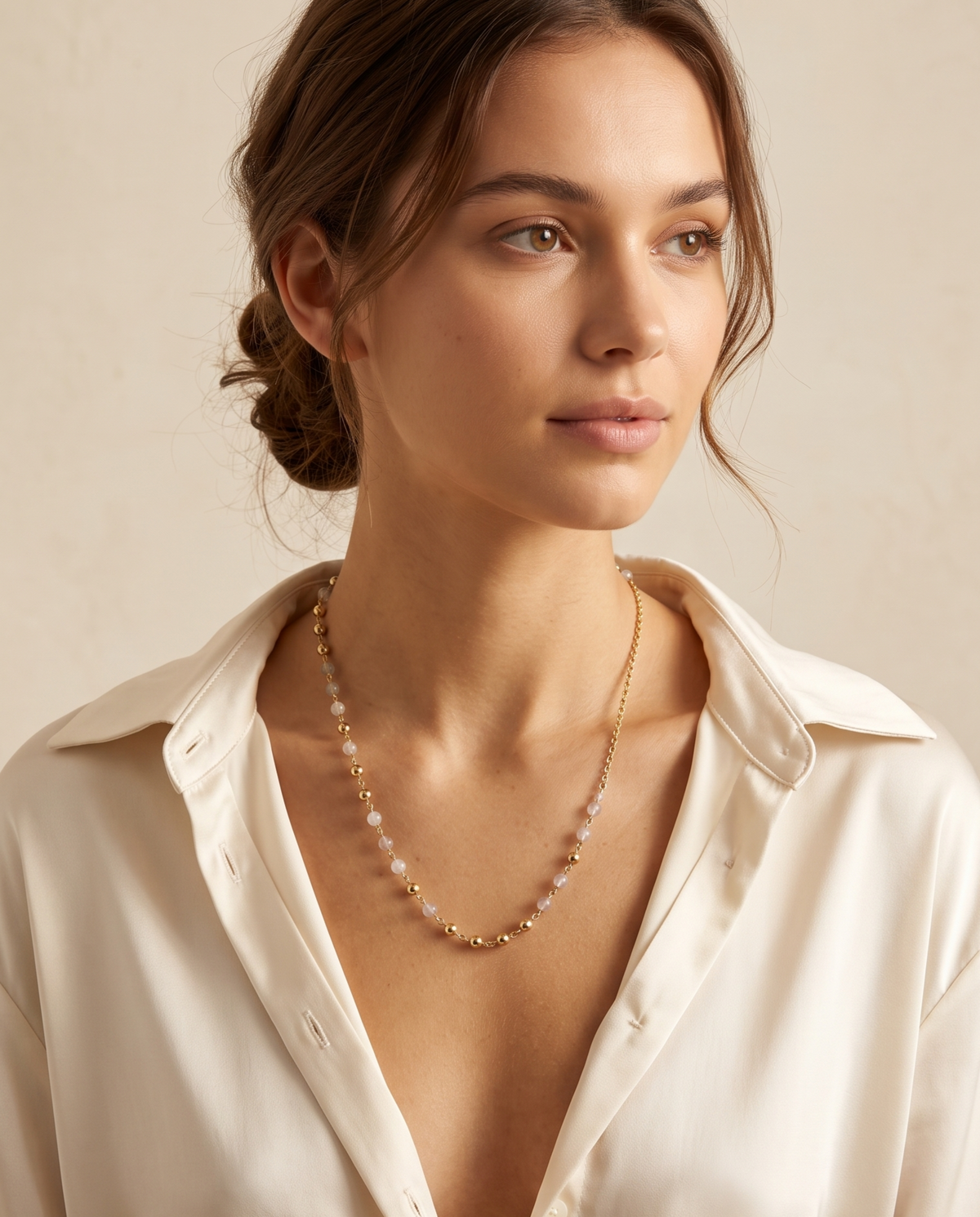 Noir Facet Necklace