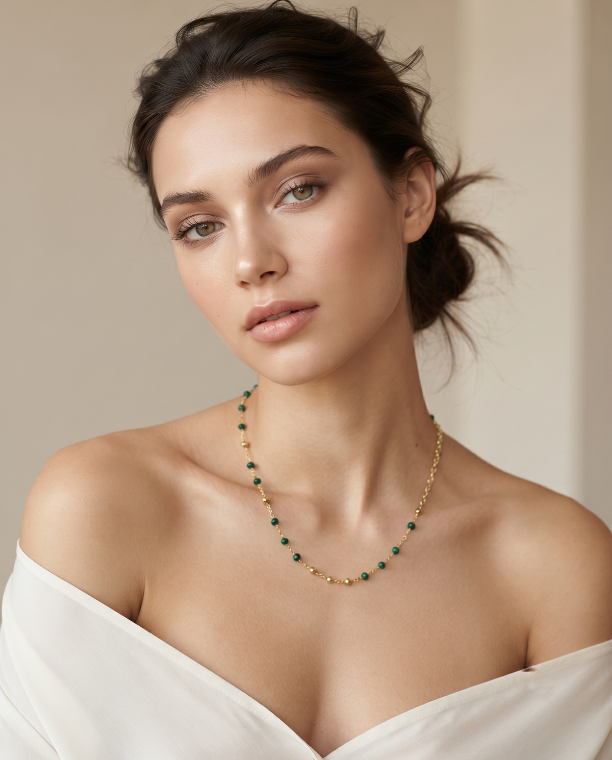Malachite Strand Necklace