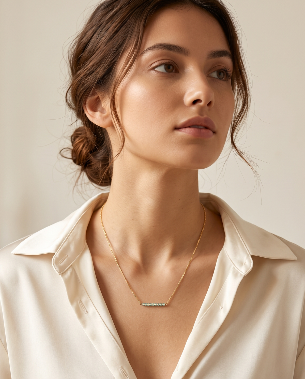 Verde Line Necklace