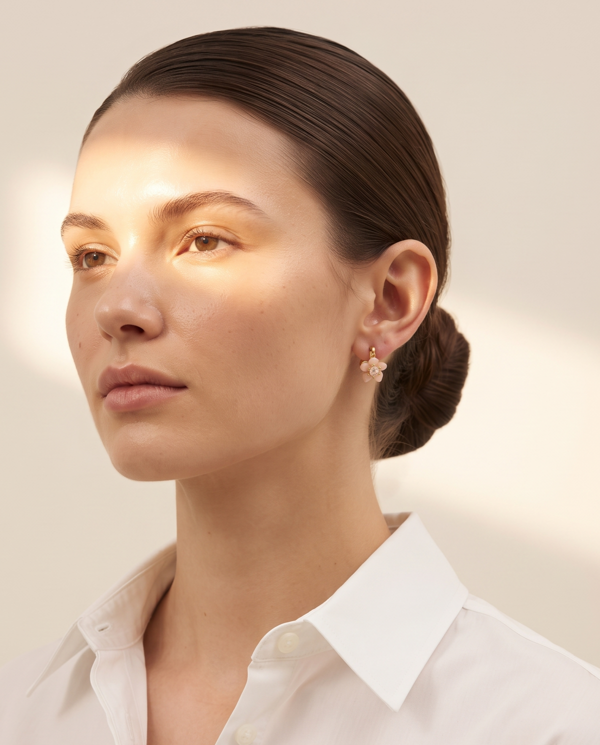 BLOSSOM CRYSTAL PETAL EARRING
