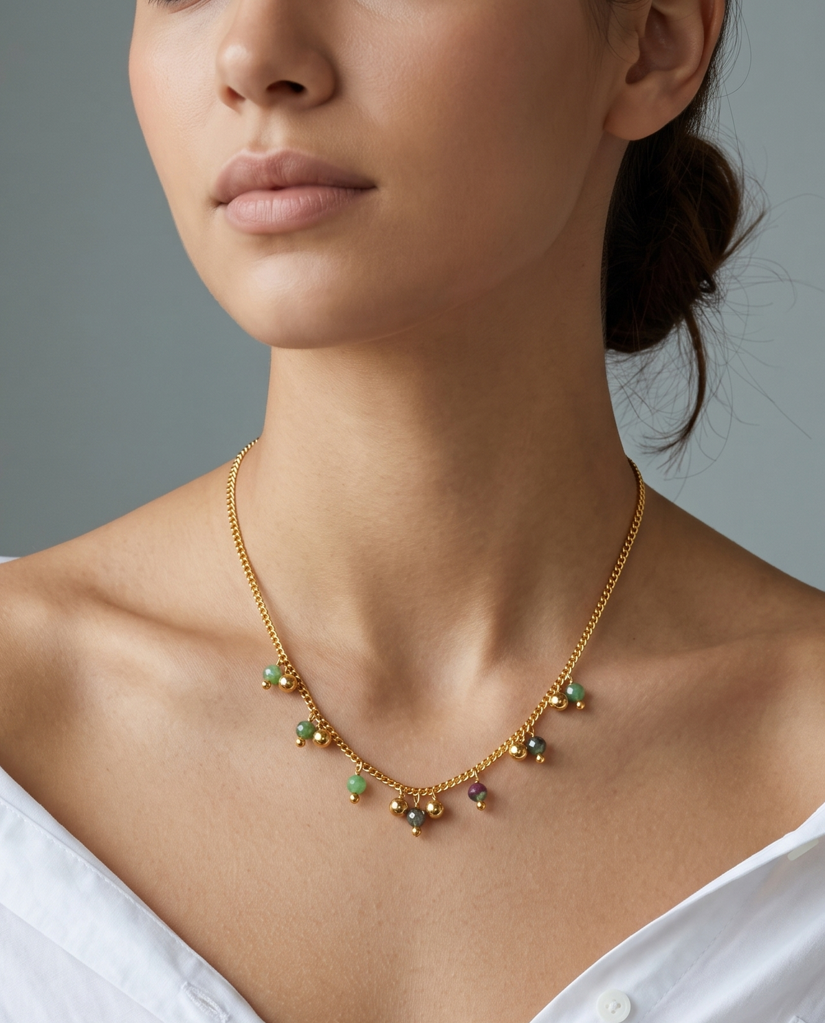 Verde Cascade Necklace