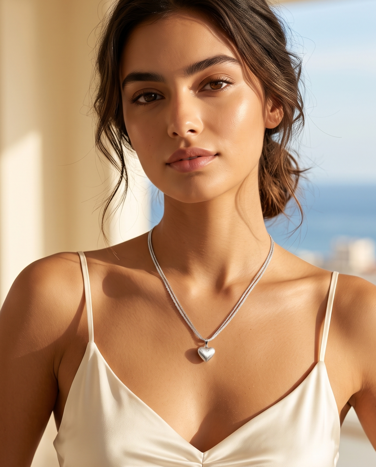 Aurelia Heart Pendant Necklace
